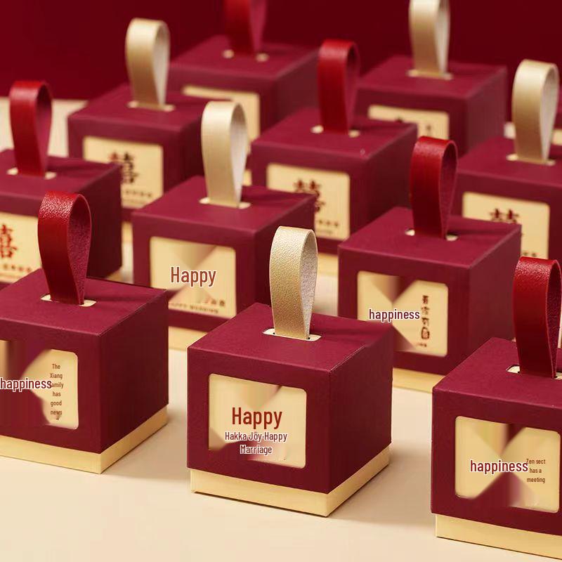 2025 Chinese Wedding Candy Gift Box