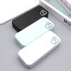 Leather Eyeglasses Box Solid Color Reading Glasses Box Portable Eyewear Cases  Women