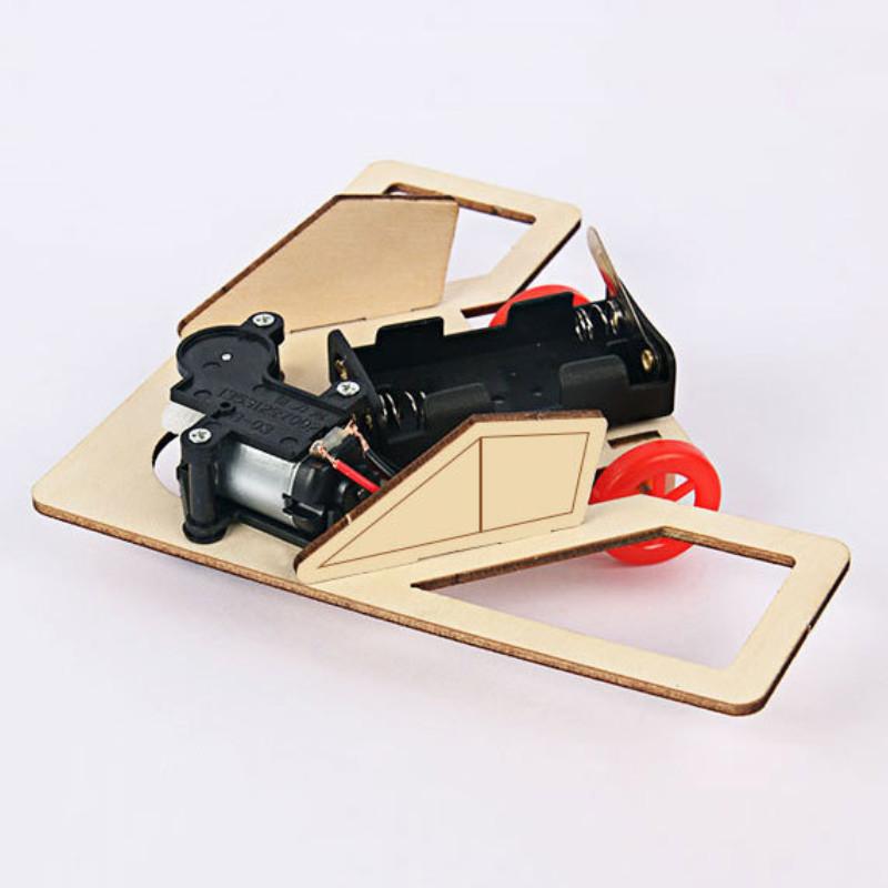 Simulated Obstacle Avoidance Robot Assembly Material Set Children Puzzle Toy For Educational Activities