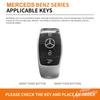 HXA1  Car Key Case Protector Cover Shell Holder For Mercedes Benz A C E S G Class GLC CLE CLA W177 W205 W213 W222 X167 AMG Accessories