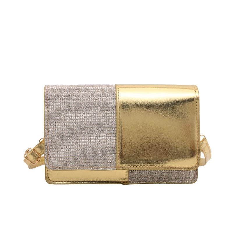 Summer Foreign Style Shiny Small Bag Women 2025 New Trendy Fashion Versatile Messenger Bag Versatile Small Square Bag Women