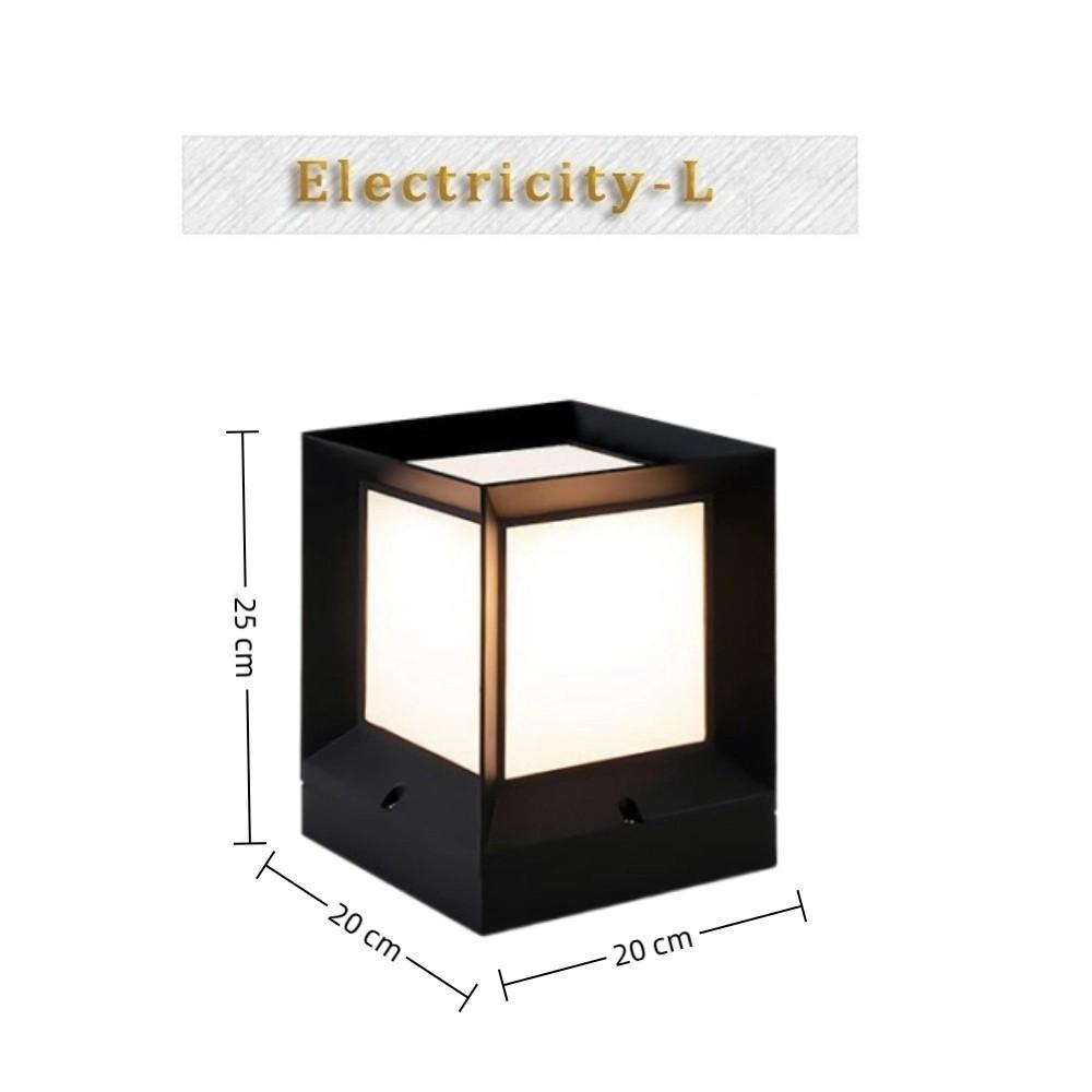 Modern E27 Led Outdoor Post Light Column Pier Enclosure Fixture Column Lights 220V IP54 Waterproof Electric Cap Lights Fence