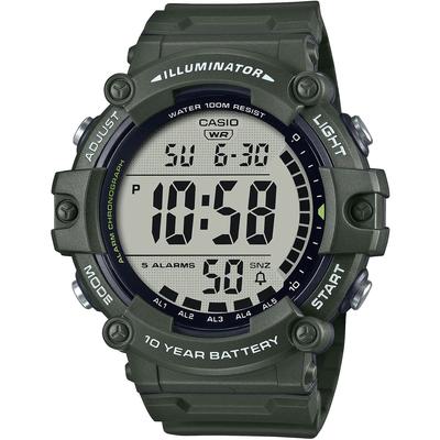 Standard Digital Watch Long Strap Cheap Casio Chipkashi Military Green Overseas Model [Casio] AE-1500WHX-3AV Men's [Item]