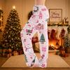 Women's Christmas Print Pajama Pants for Sleeping and Relaxing