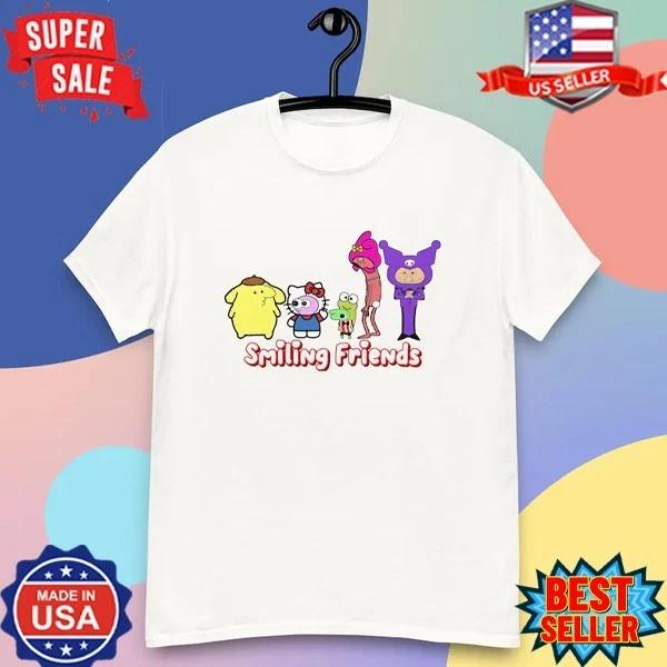 

Smiling Friends Cute Critters Hello Pimmy Unisex classic tee funny shirt, S-5XL XL