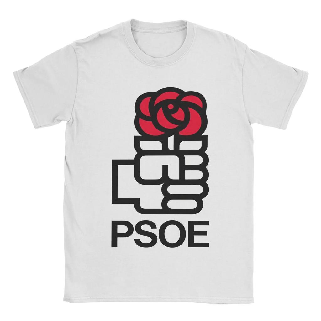 PSOE Logo Pedro Sanchez Cotton Unisex TShirt New Arrival