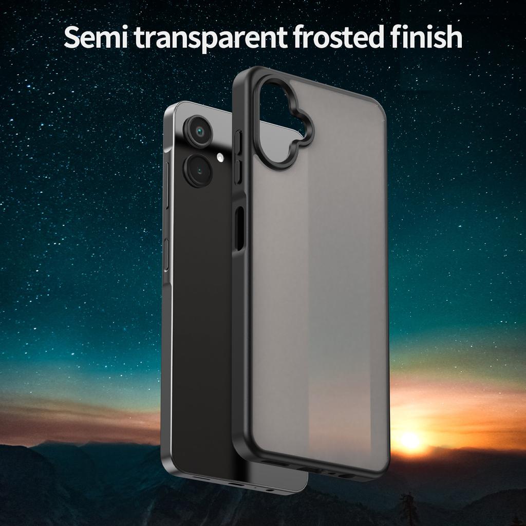 For Samsung Galaxy A06 4G/5G Case Skin Touch Matte Anti Drop TPU PC Phone Back Cover