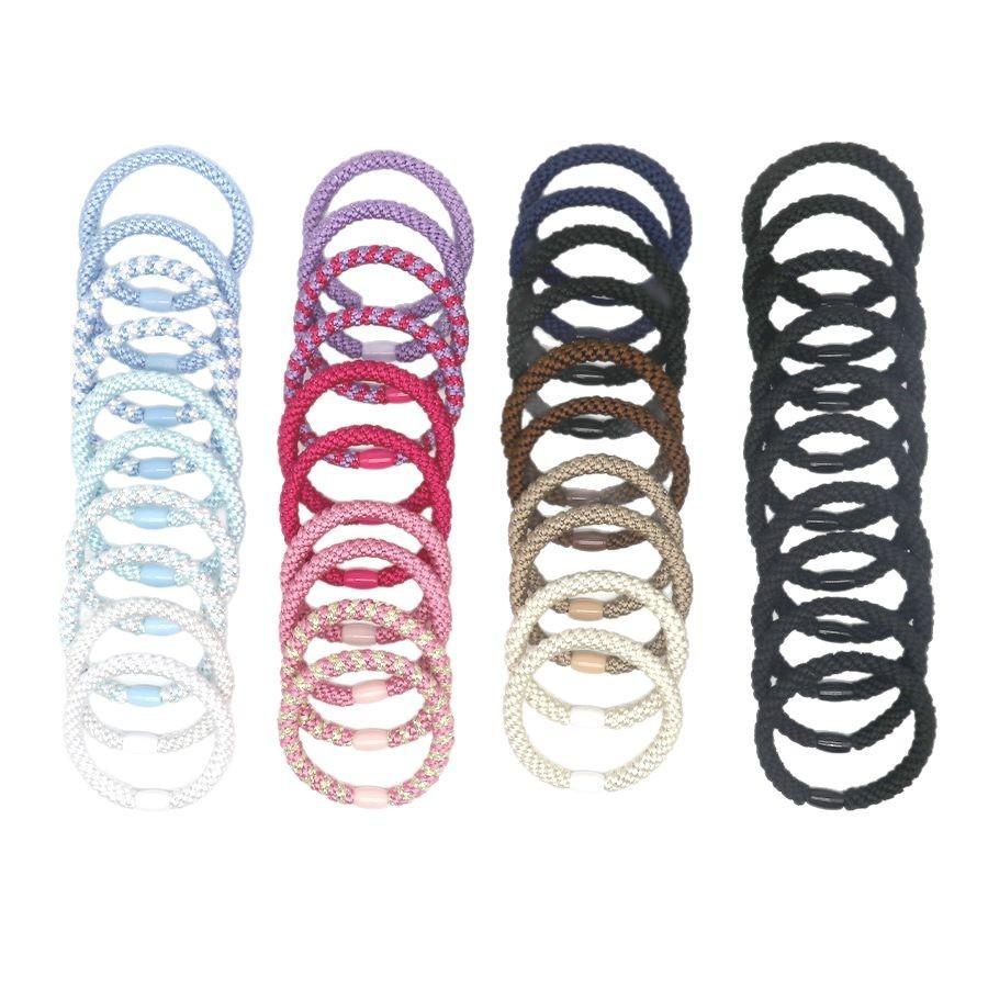 10Pcs/Set High Elasticity, Non-Destructive Headband, High Ponytail, Colorful Braided Rubber Band Headband,  Braided Headband