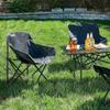 Portable Outdoor Moon Chair for Camping, Picnics, Travel, and Art Sketching