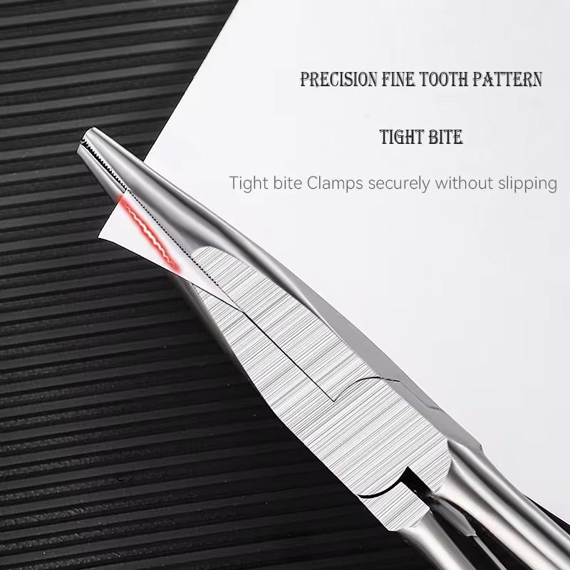 11inch Extra Long Nose Pliers Straight Bent Tip Mechanic Equipment Hand Removal Tool Spanner Clips Auto Care Kit Car Accessories
