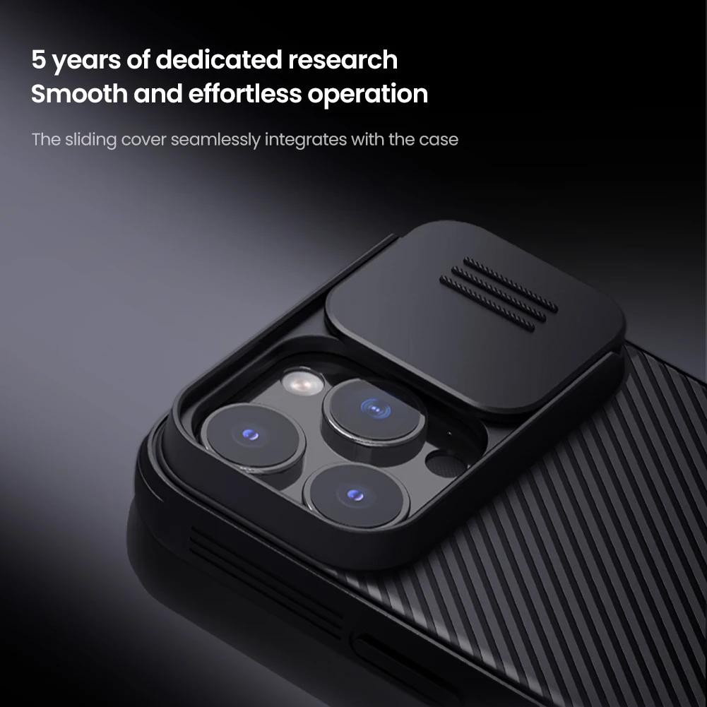 NILLKIN για iPhone 16 Pro / 16 Pro Max Case Camshield Slide Bumper Θήκες κάμερας Προστασία φακού πίσω κάλυμμα