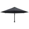 Wall Mounted Sun Umbrella with Metal Pole 300 Cm Anthracite