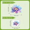 Glow-In-The-Dark Lotus Toilet Sticker Luminous Colorful Fridge Wall Sticker Self-Adhesive Removable Home Bathroom Decor