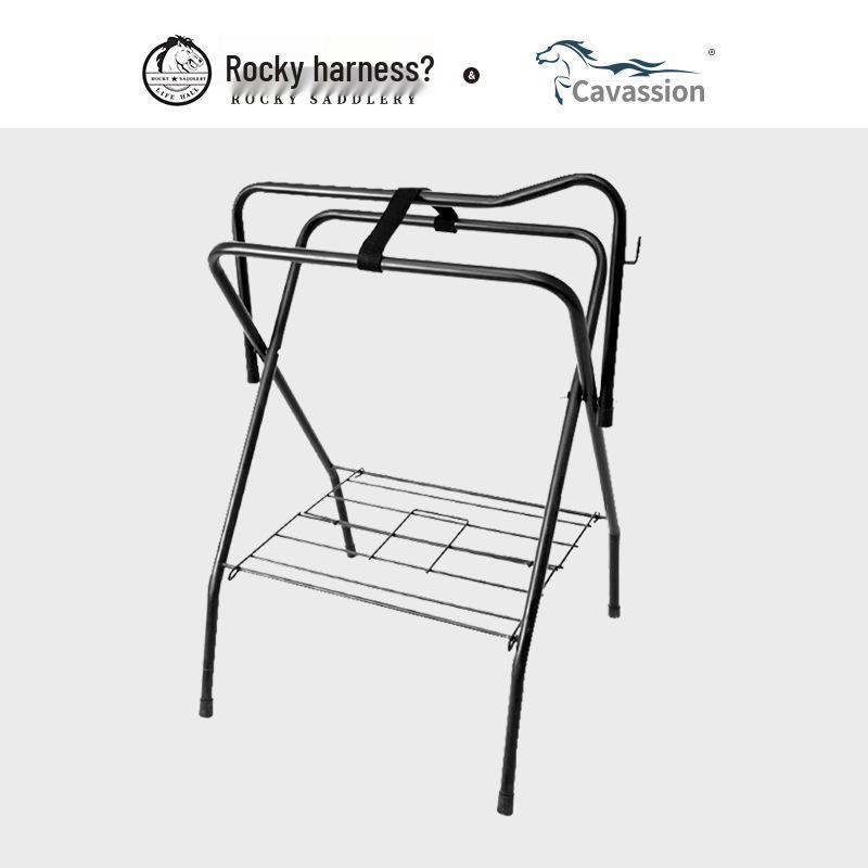 Folding Saddle Rack Saddle Storage Stable Indoor Tack Equestrian Supplies One Size