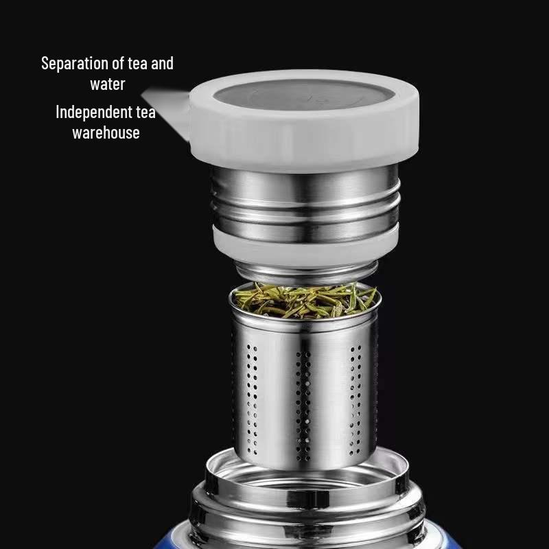 316 Stainless Steel Insulated 2L Travel Thermos - Portable Outdoor Water Bottle
