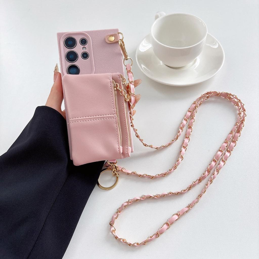 Crossbody Wallet Case for Samsung Galaxy S26 S25 FE S24 S23 Plus S22 S21 Ultra A08 A57 A17 A37 A27 A56 A36 A16 A06 A55 A35 A15