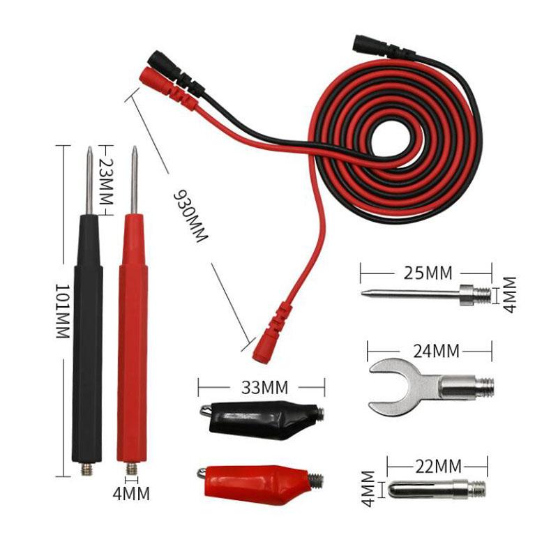 Silicone wire Universal Probe Test Leads Pin for Digital Multimeter Needle Tip Multi Meter Tester Probe
