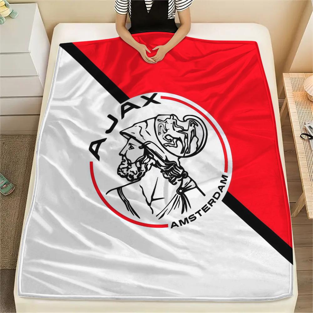 Amsterdamsche Football Club Ajax2 Flannel Blanket, High quality Comfortable for All Seasons, Home Decor, Warmth and Comfort