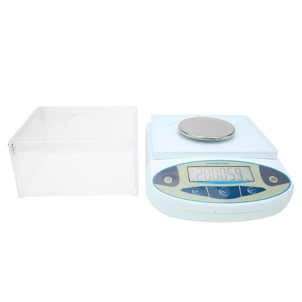 500g X0.01g Lab Analytical Precision Balance Electronic Scale with 200g Weight