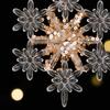 Clear Acrylic Christmas Ornaments Snowflake Tree Elk Butterfly Ballet Dancer Hanging Decoration for Holiday Winter Scene Decoration