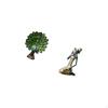 Elegant Peacock Lady Sculpture Collection Handmade Animal Ornament for Bedroom Office Living Room