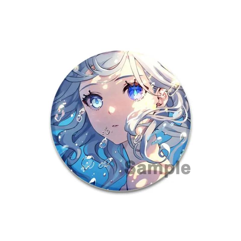 

Значок аниме Genshin Impact размером 32/44/58 мм, симпатичная девушка, брошь Furina для лацкана, ручная работа, для рюкзака, одежды, аксессуаров, ювелирных изделий, подарков 32mm