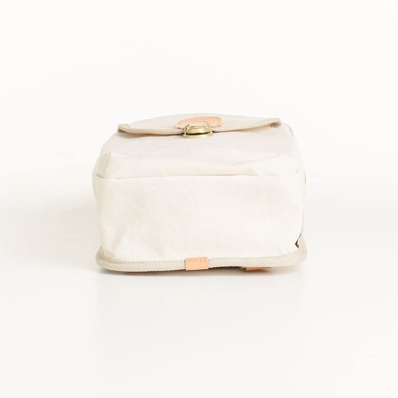Sac bandoulière Hinomoto Canvas Kissora Collaboration (Convient aux formats B5  Hydrofuge  Fabriqué au Japon) Fabriqué à la main en cuir naturel (Naturel x