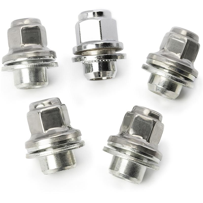 5PCS Wheel Lug Nuts Chrome 12X1.5 For Jaguar F-Type S-Type X-Type XJ XJR XE XF XJ220 1991- Auto Part C2C35294010 C2C35294