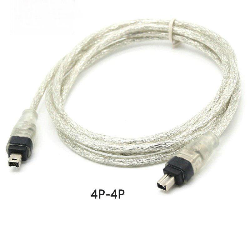 Hochgeschwindigkeits-Firewire-Kabel für DV-Kameras USB 2.0 auf 4-Pin 6-Pin 4-Pin ILink IEEE 1394B Kabel für Kamera-Peripheriegeräte