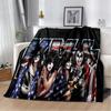 Rockband Kiss Band Decke Mode Flanell Flauschige Fleece Überwurfdecke Kinder und Erwachsene Geschenk Sofa Reise Camping