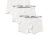 Polo Ralph Lauren FW22 Letter Logo Jacquard Boxer Briefs 3er-Pack Herren Unterwäsche Weiß 714835885-001