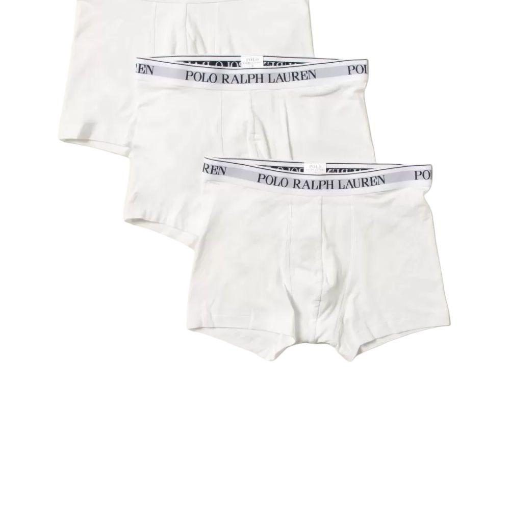 Polo Ralph Lauren FW22 Letter Logo Jacquard Boxer Briefs 3er-Pack Herren Unterwäsche Weiß 714835885-001
