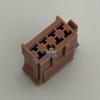 8-Pin Brown Automotive Wiring Harness Connector Plug for Male & Female 