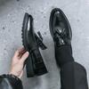 Quasten-Loafer Schuhe Slipper Fahrmokassins Herren Bequeme Lederschuhe Herren Spitzschuh Party Business Casual Schuhe