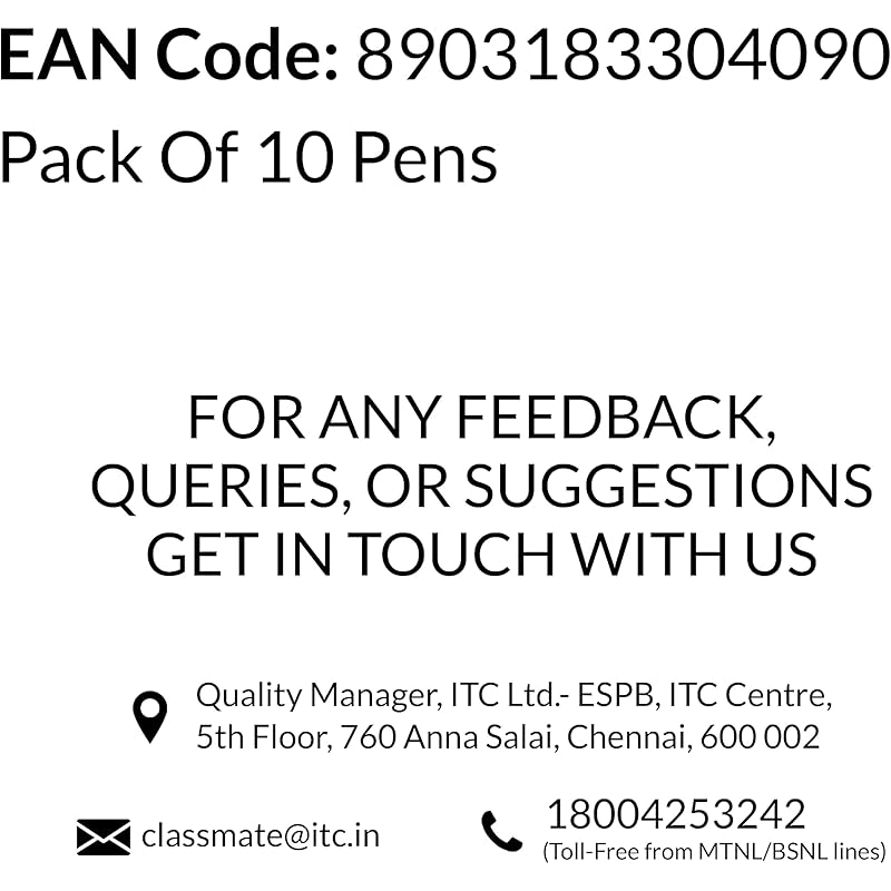 

Classmate Hook Ball Pen- Blue (Pack of 10)|Multicolour Body Pens|Attractive Pastel Shades for Boys & Girls|Smooth Writin 10 Count (Pack of 1)