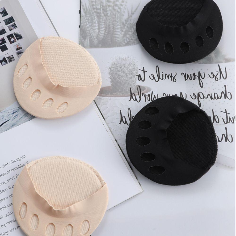 High Heels Ease Pain Socks Toe Pad Insert Half Insoles Forefoot Pads Five Toes