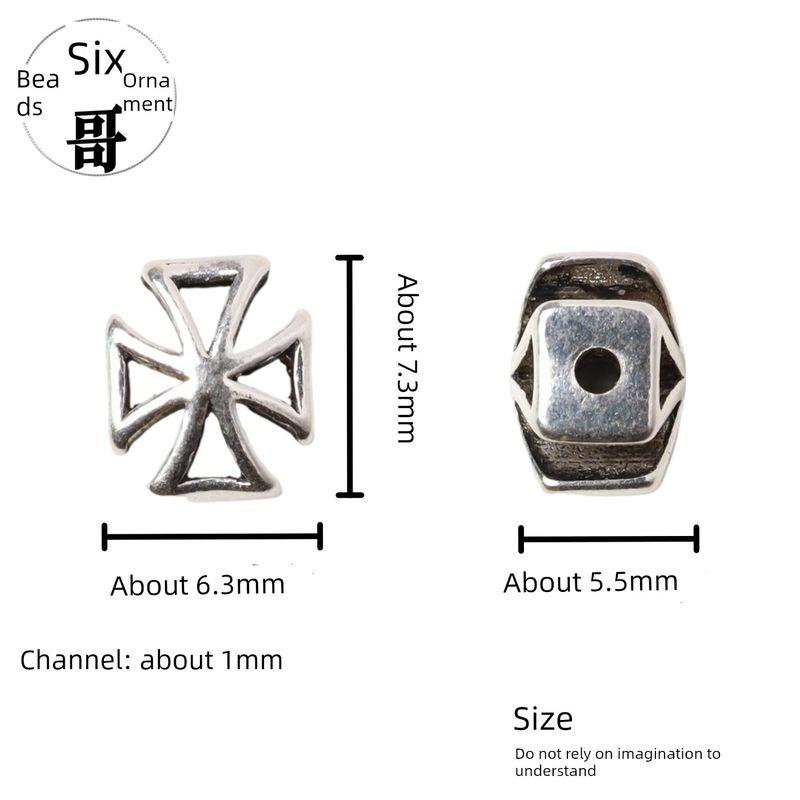 

Ювелирные изделия из серебра 925 пробы Стерлинговое серебро Скаут Цветок Крест Цветок Полые бусины Европейский и американский Ожерелье Браслет DIY Аксессуары Аксессуары Ювелирные изделия Cut Out cruciferous beads]