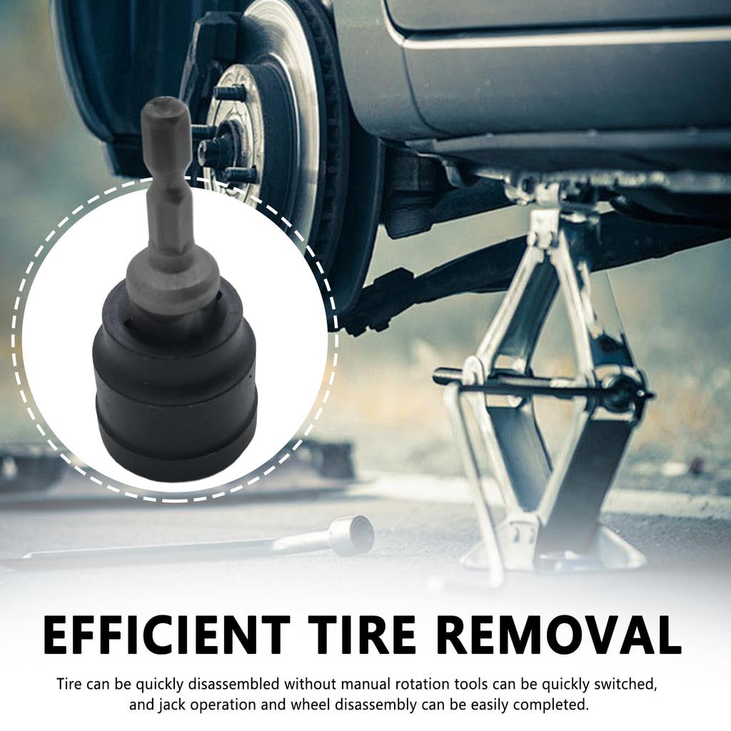 Gmokluytw Rv Stabilizer Jack Driver Adapter - Proof Socket Tool, Large Tire Replacement