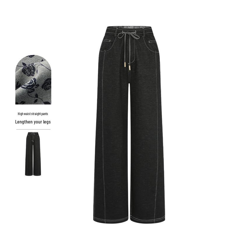 FivePlus Women s High-Waist Wide-Leg Casual Pants XL