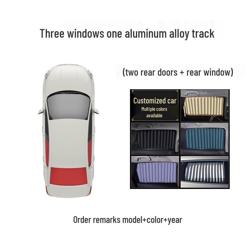 Volvo XC60/XC90/S90/V40/S60L Rear Car Sunshade Privacy Curtains