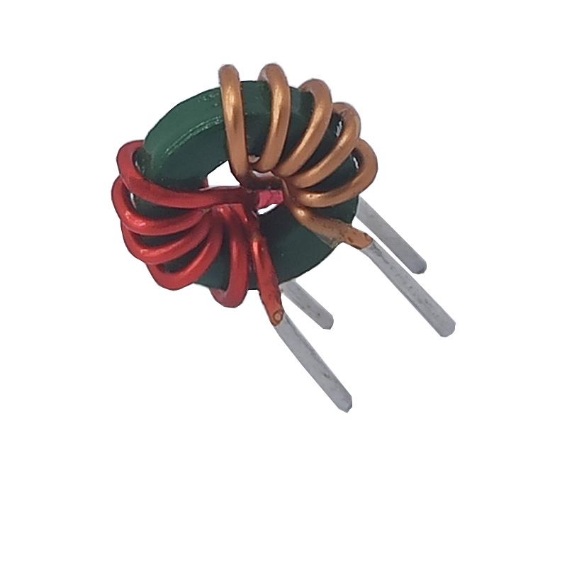 Toroidal Inductor Coil with Magnetic Core, Common Mode Choke T9*5*3, 0.8 Wire, 6A, Bifilar 5 Turns, 100µH