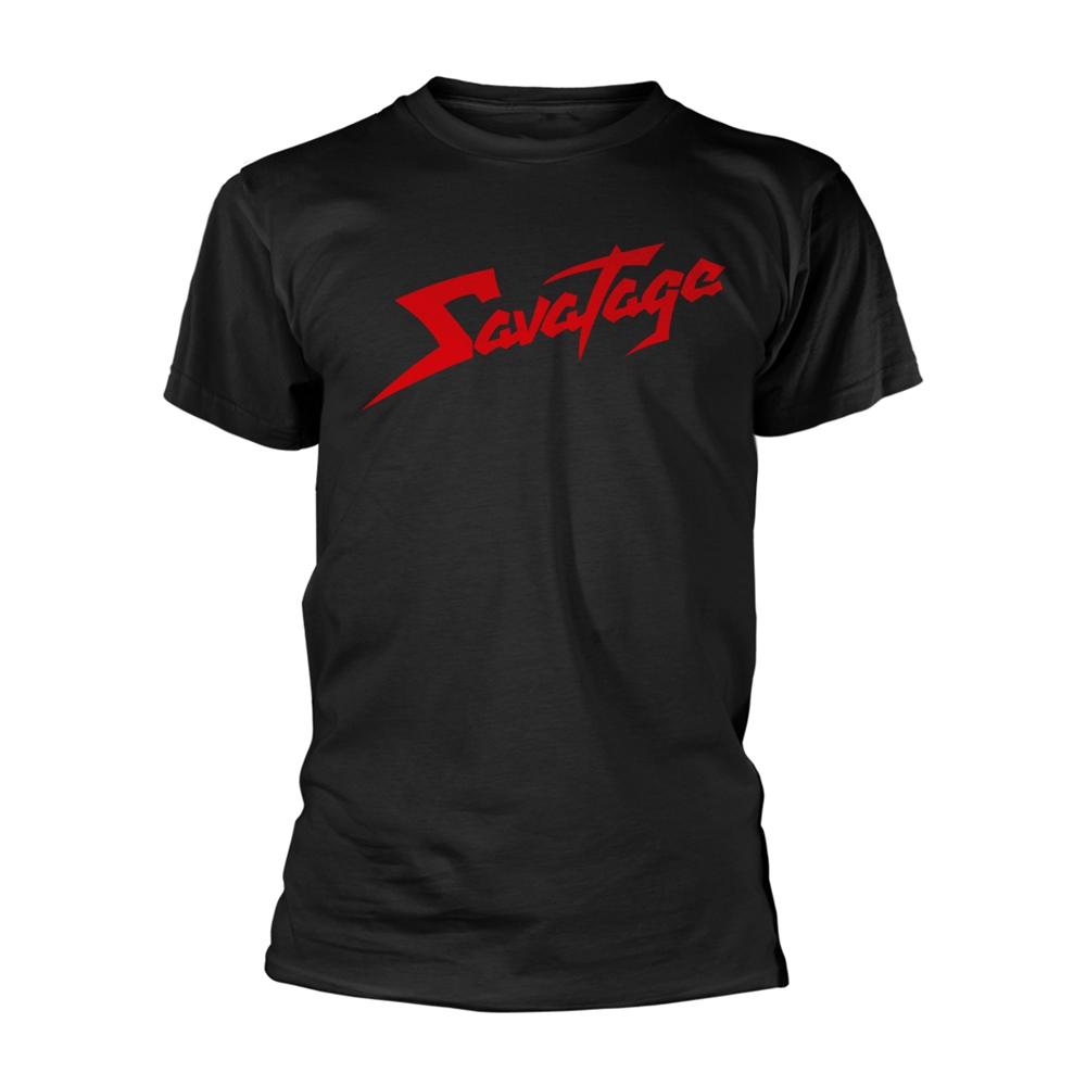 Savatage unisex t-skjorte med logo for voksne