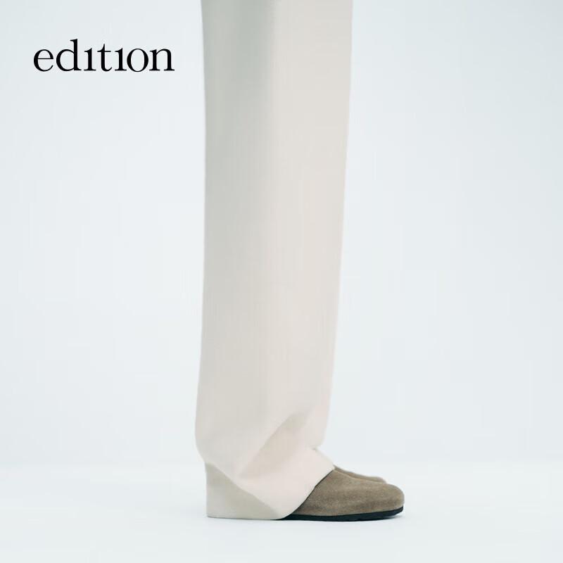 Edition E+ Light Living Series Women's Yak Wool Blend Slim Fit Casual Pants