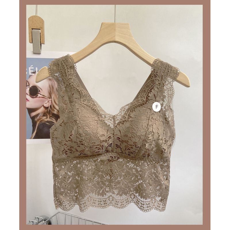 

Красота Спины Слинг База Фиксированный Цельный Внутреннее Кружево Deep khakis All yards