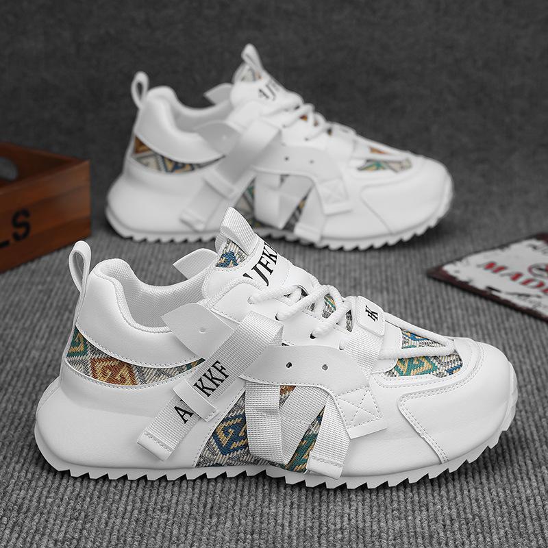 

Fashion Original Men Gump Shoes Four Seansons Versatile Men Comfortable Wear-resistant Sneakers Fashion Increased Breathable Sport Shoes 43 білий