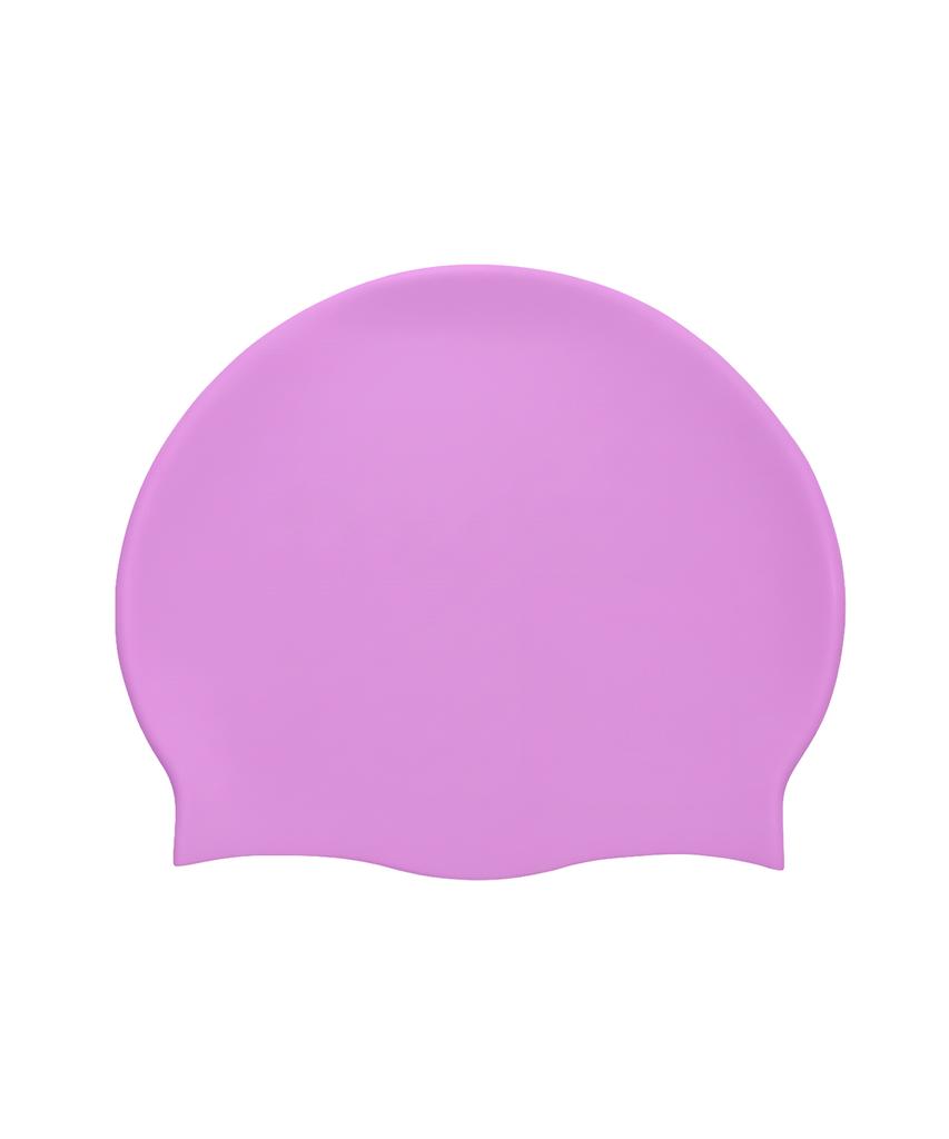 Lenomasuyeongbog Products Adult Smile Silicone Swim Cap Lavender Ro-Rc2F409-Lv