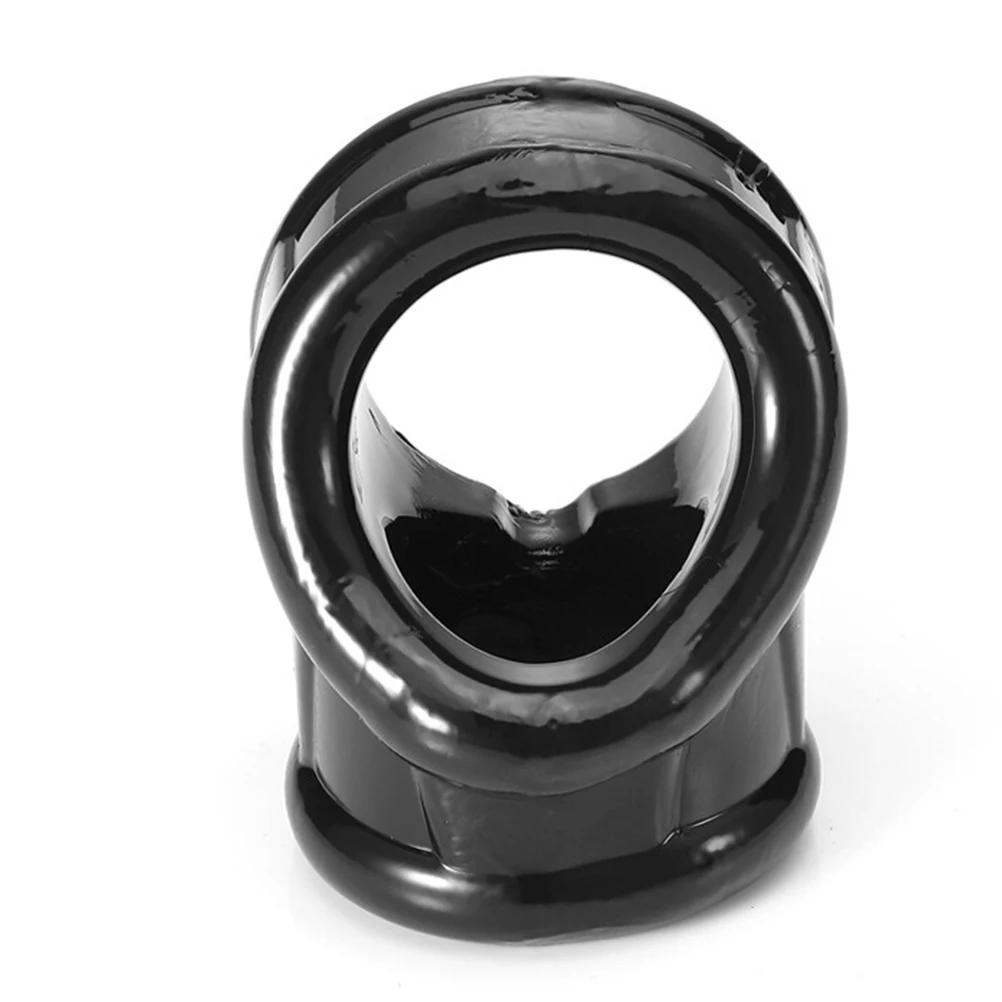 Elastic Scrotum Bondage Ring Penis Erection Ring Testis Cock Ball Stretcher Delayed Ejaculation Male Masturbation Sex Products