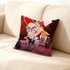 For L-Lucifer H-Hazbins Pillow Case Cute Cartoon Anime Peripheralsbedroom Sofa Decorative Cushion Cover Soft Cushion Cover