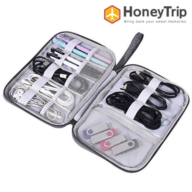 Soft Multipurpose Multi-Cable Pouch Small