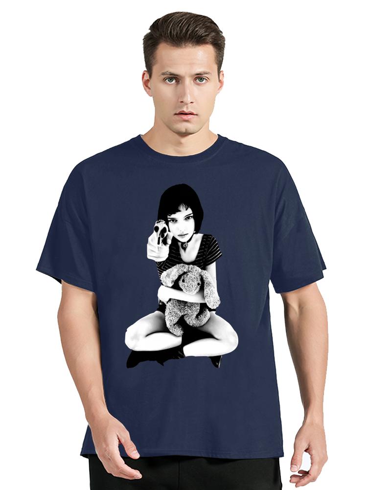New Leon Matilda The Professional Jean Reno Movie Film Tshirt Streetwear Unisex Tops T-Shirt 755 Casual Fashion Cotton T Shirt